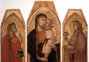 Madonna and Child with Mary Magdalene and St Dorothea Ambrogio Lorenzetti